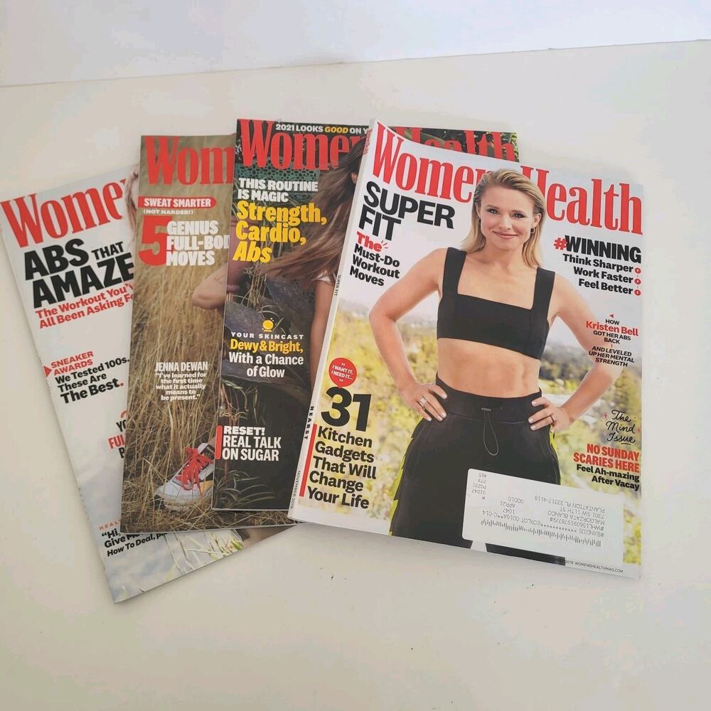 Women's Health Magazines Lot Of 4 2019 2021